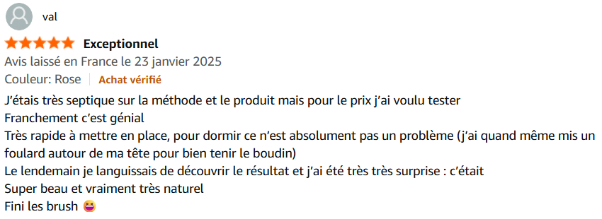 Serre-Tête Boucleur Sans Chaleur