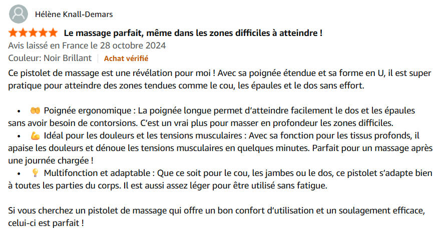 Le Masseur Shiatsu 2-en-1