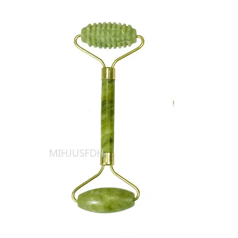 Rouleau de Jade & Pierre Gua Sha Naturelle